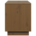 vidaXL Meuble TV Marron miel 110 5x35x44 cm Bois de pin massif