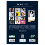 Calendrier sur socle chiens - 2023 - draeger paris