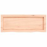 vidaXL Étagère murale 80x30x(2-4) cm bois de chêne massif non traité