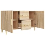 vidaXL Buffet chêne sonoma 100x36x60 cm bois d'ingénierie