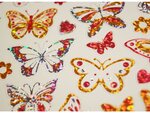 Autocollants - Papillons - Holographique - Rose et Or