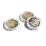 Capsules rondes ULTRA PERFECT FIT pour pièces de 2 euros. Paquet - 100 capsules
