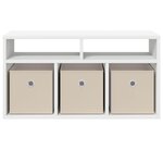 vidaXL Basboard avec tiroir Blanc 72 x 22 5 x 38 cm