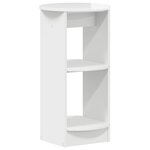 vidaXL Meuble d'appoint Blanc Brillant Bois d’ingénierie