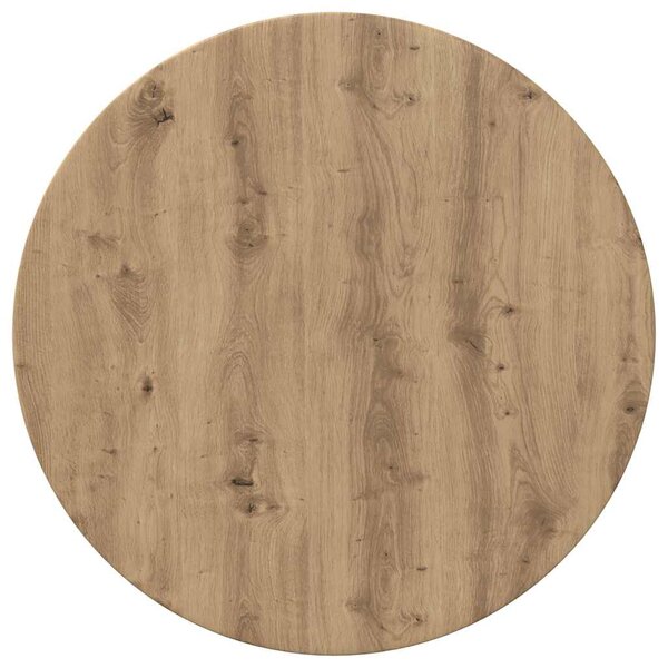 vidaXL Plateau de table chêne artisanal 60 x 60 x 1.5 cm