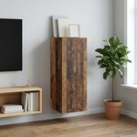 vidaXL Armoire Murale 33 x 34 5 x 90 cm Bois d'ingénierie Bois ancien