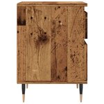 vidaXL Table de chevet vieux bois 40x35x50 cm bois d’ingénierie