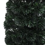 vidaXL Arbre de Noël artificiel mince et support 180 cm fibre optique