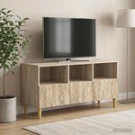 vidaXL Meuble TV 102 x 34 5 x 50 cm Chêne Sonoma Bois d'ingénierie