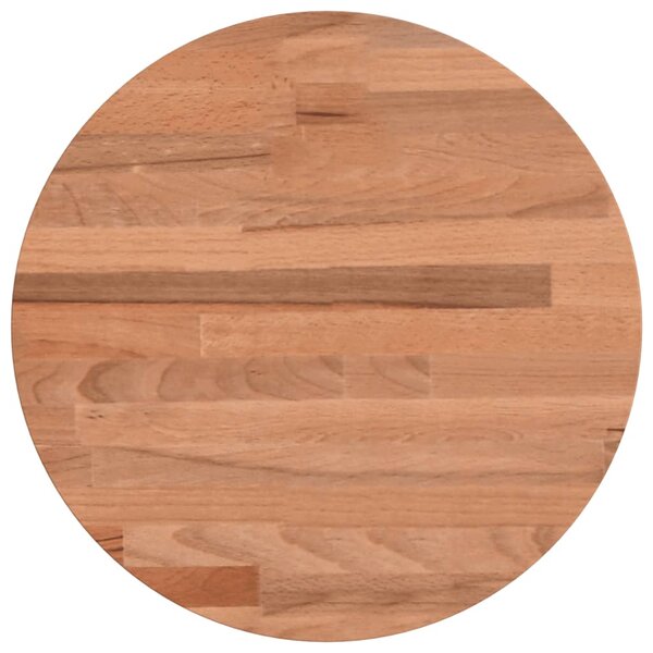 vidaXL Dessus de table Ø30x2 5 cm rond bois massif de hêtre