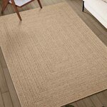 vidaXL Tapis ZIZUR beige 80x250 cm aspect de jute intérieur extérieur
