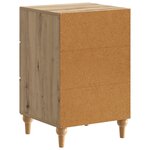 vidaXL Cabinet de chevet Chêne artisanal 43 x 41 x 66 5 cm