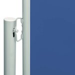 vidaXL Auvent latéral rétractable de patio 220x600 cm Bleu