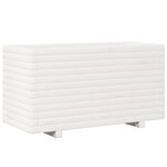 vidaXL Jardinière blanc 90x40x49 5 cm bois de pin massif