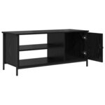 vidaXL Meuble TV Chêne noir 100 x 40 x 45 cm Bois d'ingénierie