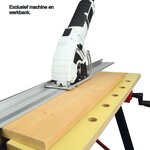 Brüder Mannesmann Guide de scie pour scie circulaire 3 Pièces