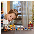 LEGO® Minecraft™ 21273 : Les Ghasts attaquent le village avec montgolfière et personnages
