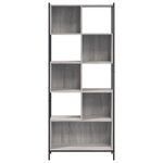 vidaXL Bibliothèque sonoma gris 72x28x172 cm bois d'ingénierie