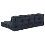vidaXL Coussin de canapé 2 Pièces Anthracite tissu