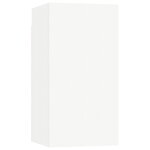 vidaXL Ensemble de meubles TV 6 Pièces Blanc Bois d'ingénierie