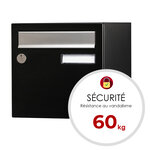 Boite aux lettre  Allure 1 porte   noir 9005M