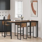 vidaXL Table de salle à manger / Table de repas Bois d'ingénierie