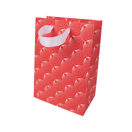 Sac Cadeau Petit Format Origami Rouge - Draeger paris