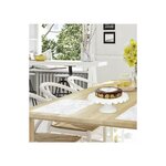 Set de table en vinyle marbre blanc lot de 6