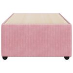 vidaXL Cadre de lit Rose 80x200 cm Velours
