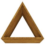 vidaXL Jardinière 30x26x75 cm acier corten