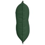 vidaXL Coussin de Dos Vert Jungle 80 x 50 cm Tissu en velours côtelé