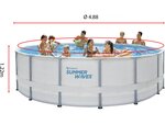 Piscine tubulaire "Elite" - Ø 4.88 x 1.22 m