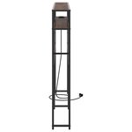 vidaXL Tête de lit de rangement Chêne marron 135 cm Bois d'ingénierie
