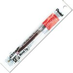 Recharge pour roller encre gel energel lr10 pointe 1mm rouge x 12 pentel