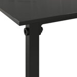 vidaXL Mobilier d'extérieur 4 Pièces avec coussins Résine tressée Noir