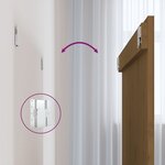 vidaXL Tête de lit murale Marron miel 108x3x90 cm Bois massif de pin