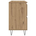vidaXL Armoire de salle de bain chêne artisanal bois d'ingénierie