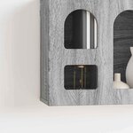 vidaXL Armoire suspendue Gris Sonoma 60 x 20 x 40 cm Bois d'ingénierie