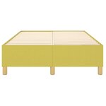vidaXL Cadre de lit sans matelas vert 120x200 cm tissu