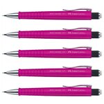 Porte-mine POLY MATIC 0 7 mm avance automatique Rose x 5 FABER-CASTELL