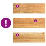 vidaXL Marches d'escalier 20 Pièces marron clair 80x25x2 cm chêne massif