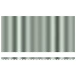 vidaXL Tissu de auvent Vert et blanc 600 × 300 cm Polyester