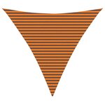 vidaXL Voile d'ombre Orange et marron 4 5 x 4 5 x 4 5 m