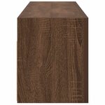 vidaXL Armoire murale de bain chêne marron 100x25x30cm bois ingénierie