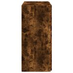 vidaXL Buffet chêne fumé 80x42 5x93 cm bois d'ingénierie
