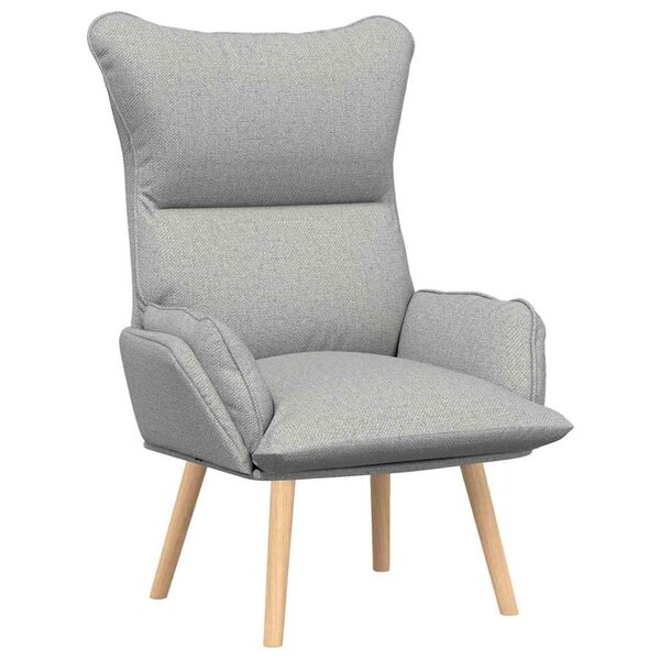 vidaXL Fauteuil relaxant Gris nuage 69 x 74 x 93 cm tissu