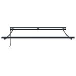 vidaXL Auvent rétractable électrique Jaune et Orange 300x250 cm tissu