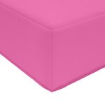 vidaXL Coussin de canapé d'extérieur Rose 60 x 60 x 8 cm Polyester