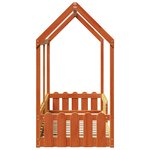 vidaXL Cadre de lit d'enfants forme de maison sans matelas 70x140 cm