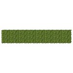 vidaXL Écran de balcon avec feuilles Vert et jaune 400 x 75 cm